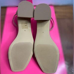 Birdy Grey Shoes Birdy Grey Mary High Chunky Heel In Nude Latte Size 8 Poshmark