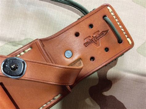 Peloza Leather Sheath For Cold Steel Recon Scout Knife RH LAST ONE