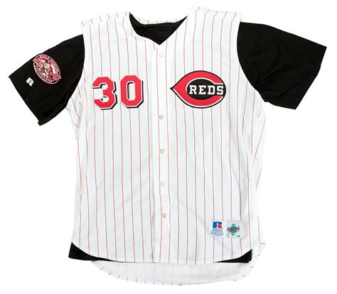 Ken Griffey Jr Autographed Cincinnati Reds Baseball Jersey Uda Da