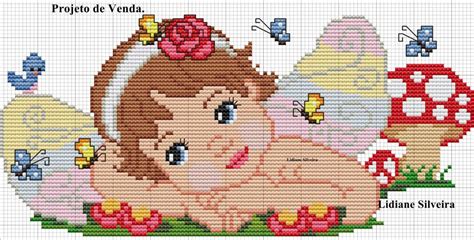 Pin by Bruxinhas Pintirésti on Ponto cruz 1 Baby cross stitch Teste