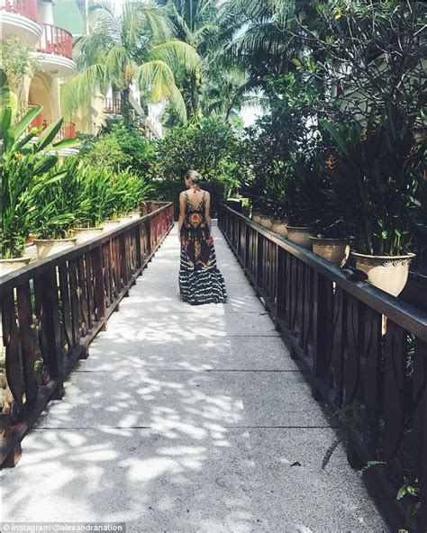 Alex Nation Flaunts Toned Frame In G String Bikini Daily Mail Online