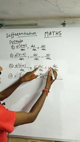 Shorts Differentiation Maths 12 Board Exam LIFEOFMATHEMATICS YouTube