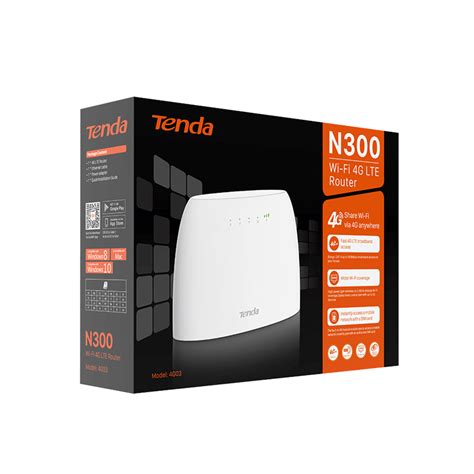 Tenda N300 Wi-Fi 4G LTE Router - GeeWiz