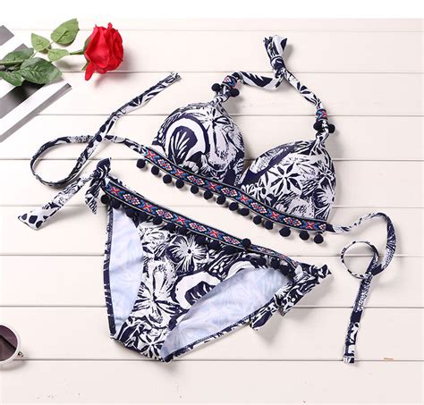 Fashion Sexy Triangle Two Piece Bikini Swimsuit On Luulla