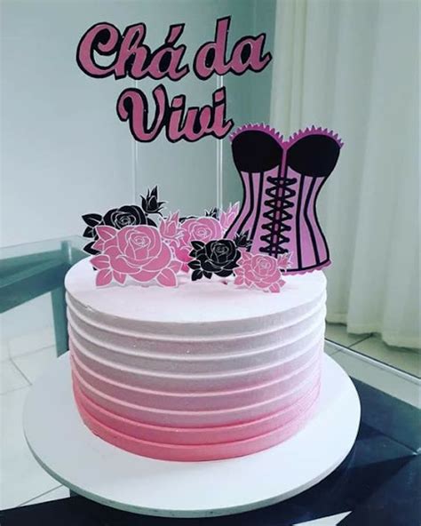 Topo De Bolo Ch De Lingerie Para Editar E Imprimir Gr Tis Festa Free