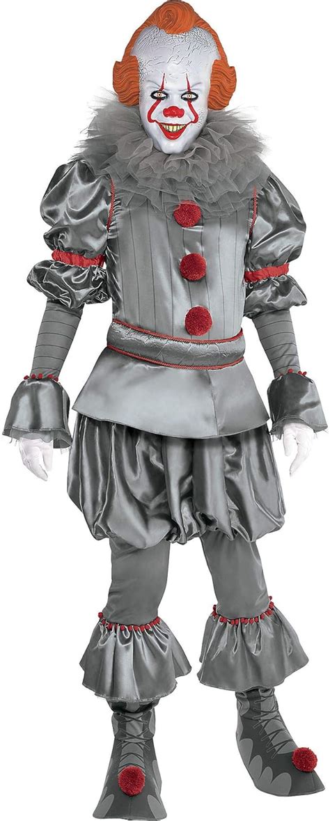 Costumes Deluxe It Pennywise Adult Costume Mens Womens Scary Clown