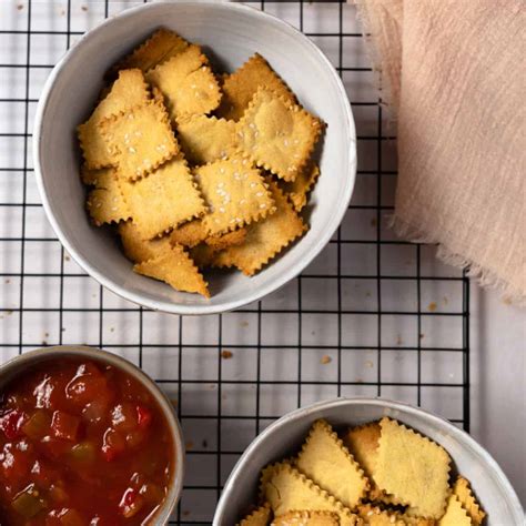 Easy Chickpea Crackers (Vegan Gluten Free)