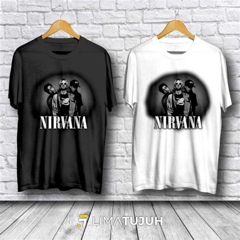 Jual Kaos Tshirt Nirvana Kurt Cobain D Combed S Premium Ims