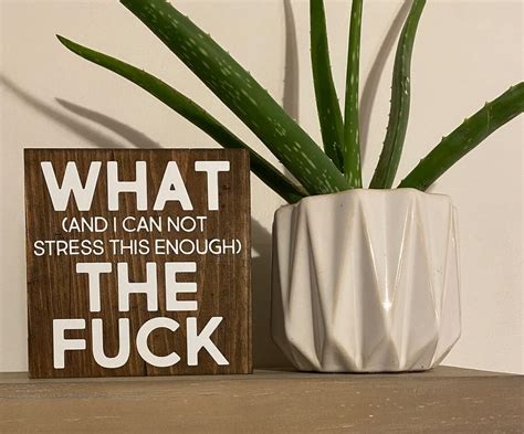 Amazon Atsbh Tin Sign What And I Can Not Stress This Enough The Fuck Funny Office Humor