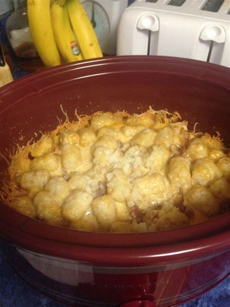 Cheesy Chicken Bacon Tator Tot Bake