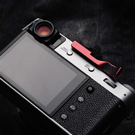 Metal Hot Shoe Hotshoe Thumb Up Grip Camera Hand Grip Leather Protect Thumb Rest Finger For Fuji