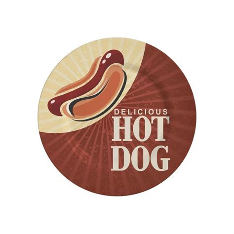 Jogo de Pratos Hot Dog Collection Peças ALLEANZA Aparelho de Jantar Hot Dog Collection Peç