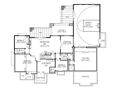 Basketball Court Floor Plan