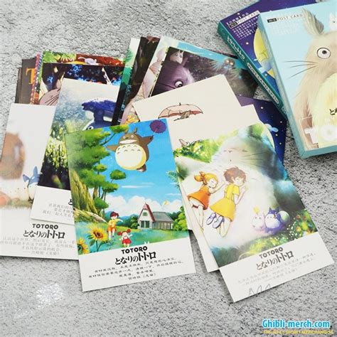 Hayao Miyazaki Ghibli Postcards Collectible 30 Pcs Set Ghibli Merch