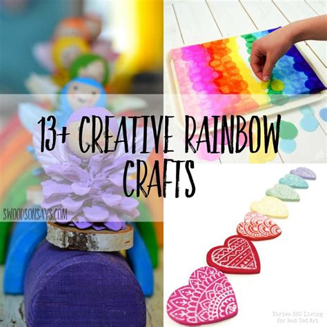 13+ Creative Rainbow Crafts To Make - Swoodson Says