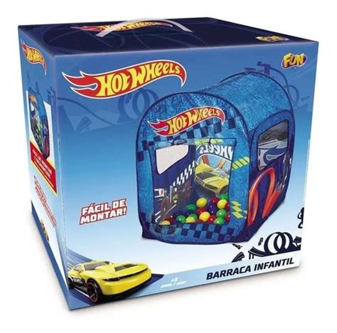 Barraca Infantil Hot Wheels Toca Bolinhas Looping Fun Parcelamento Sem Juros