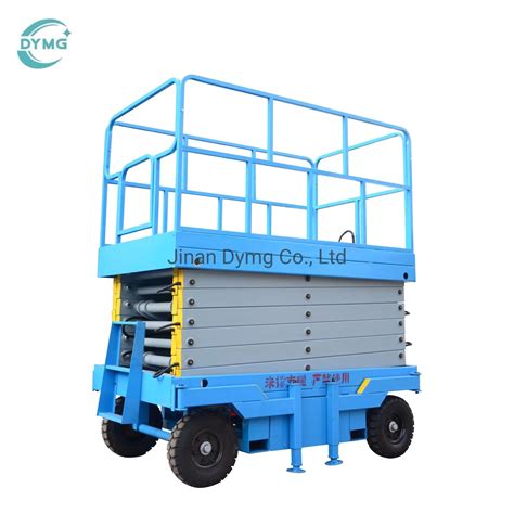 Dymg 6m Hydraulic Portable Mobile Scissor Lifts Platform For