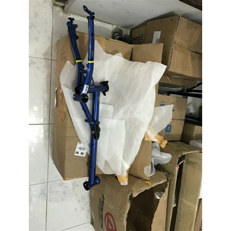 Jual Frame Sepeda Lipat Fnhon Gust Warna Blue Discbrake Indonesia