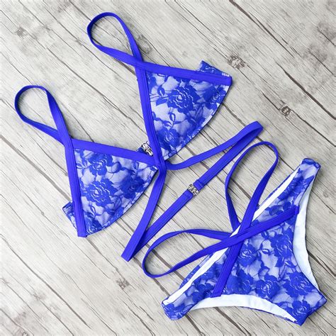 Ruuhee Marke Neueste Design Bademode Frauen Badeanzug Push Up Bikini Set Sexy Spitze Badeanzug