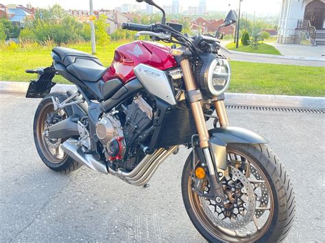 Купить б у Honda CB 650R инжектор 6 передач в Нижнем Новгороде красный naked bike 2020 года на
