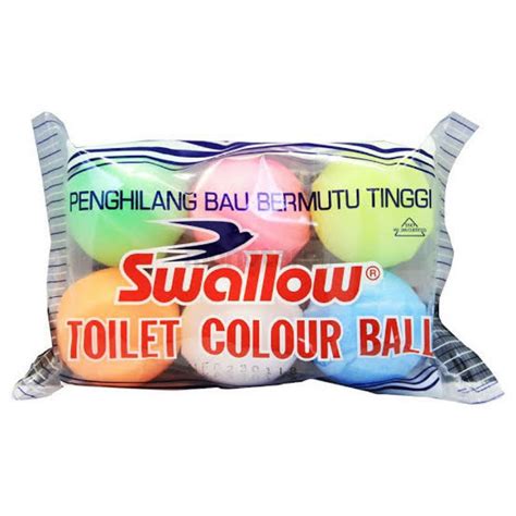 Jual Kamper Swallow Toilet Colour Ball Isi 6 Pcs Termurah Shopee