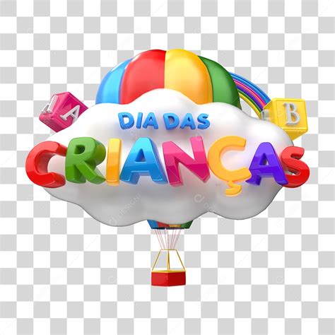 Dia das Crianças Colorido PNG Transparente download Designi