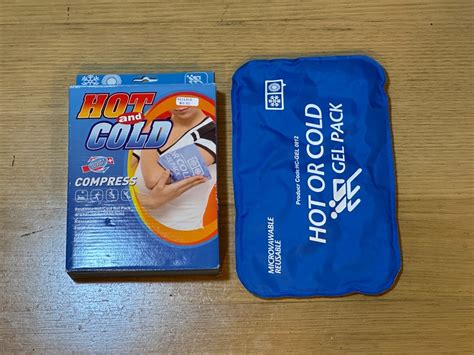 Hot Cold Reusable Compress Gel Pack Sports Equipment Exercise Fitness Exercise Mats On