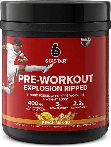 Pré Treino Six Star Ripped Muscletech Importado Original Parcelamento