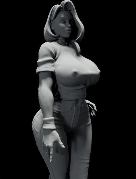 Sexy Mature Woman Busty NSFW Free STL File For Cults