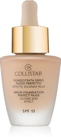 Collistar Serum Foundation Perfect Nude Brightening Foundation For A Natural Look SPF 15