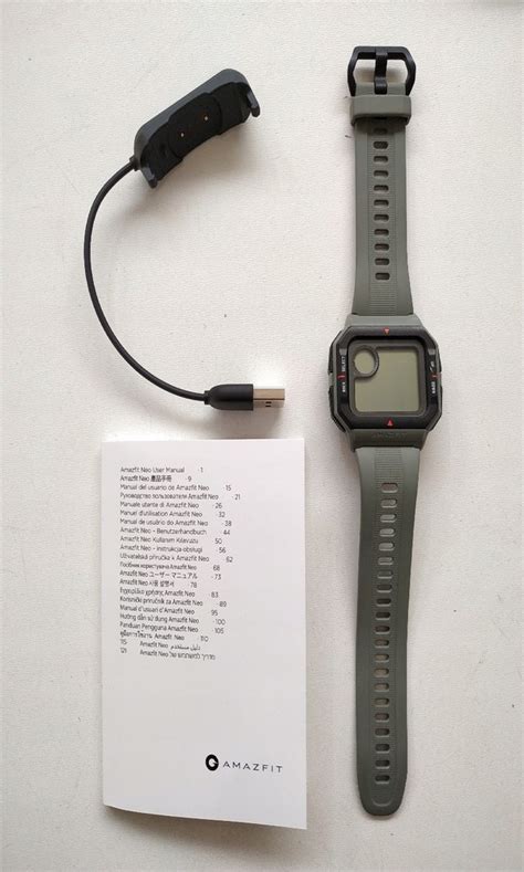 ZEGAREK AMAZFIT NEO A2001 SMARTWATCH SPORTOWY ANG - 11491517842 ...