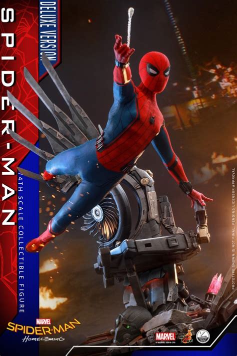 Hot Toys Quarter Scale Spider Man Figure Up For Order Deluxe Version Marvel Toy News