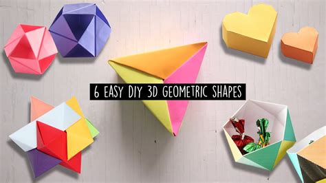 How To Make 3d Paper Shapes