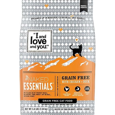 I And Love And You Naked Essentials Chicken Duck Recipe Dry Cat Food Lb Bag Chewy