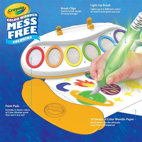 crayola color  magic light brush mess  painting gift