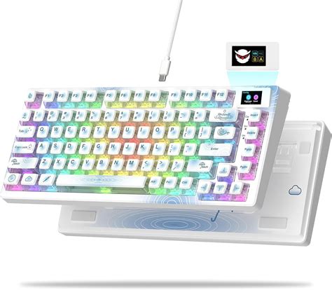 Xvx S K Keyboard With Color Oled Display Mechanical Gaming Keyboard Hot Swappable