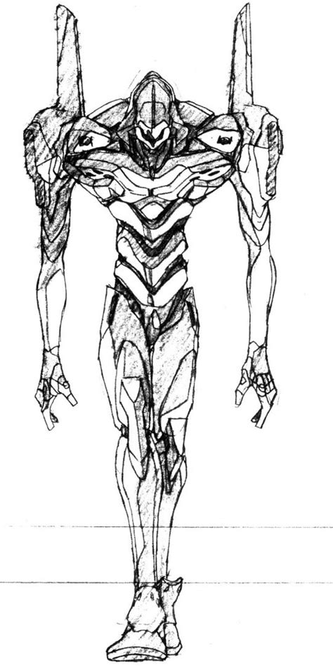 Evangelion 50 Original Concept Art And Sketches