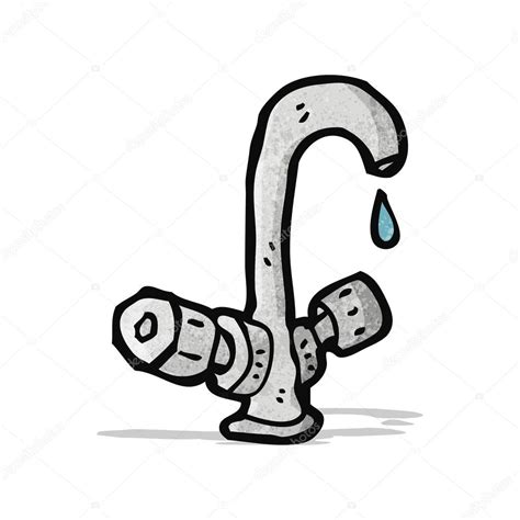 Cartoon Dripping Faucet — Stock Vector © Lineartestpilot 59624443