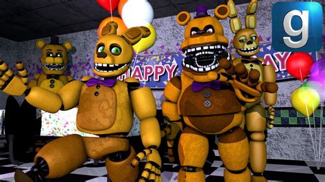 Gmod Fnaf Spring Bunny And Fredbar Youtube