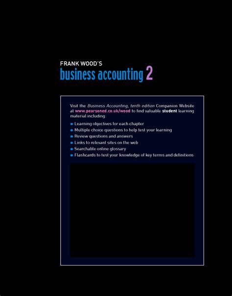 Solution Frank Wood S Business Accounting Studypool