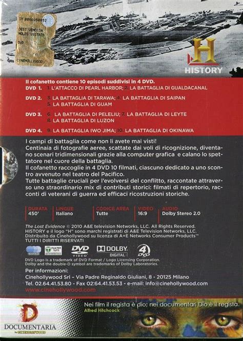 Le Battaglie Della Seconda Guerra Mondiale Nell Oceano Pacifico 4 DVD