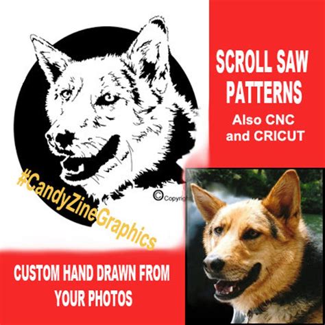 Custom Scroll Saw Patterns Hand Drawn From Your Photo - Etsy