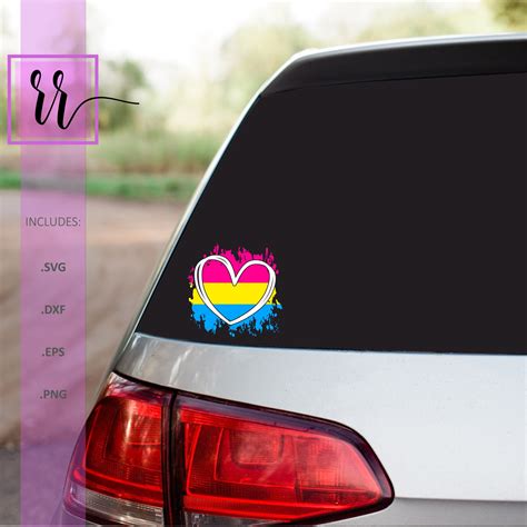 Pansexual Pride Heart Svg Pride Svg Lgbt Cut File Rainbow Gay Pride Shirt Gay Festival Outfit