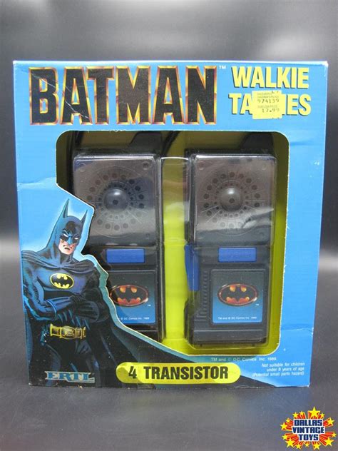 1989 ERTL Batman Walkie Talkie OPENED/UNUSED