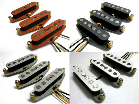 Q Pickups Stratocaster Quarter Pound Pickups SET Hand Wound HOT FAT
