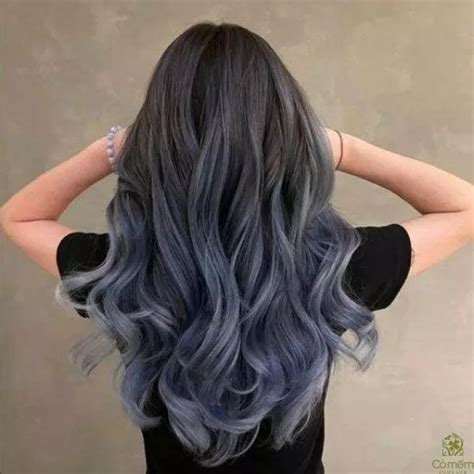 Bật mí màu tóc xanh đen hot trend thịnh hành