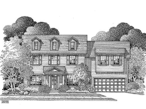 Colonial House Plan With 2088 Square Feet And 4 Bedrooms From Dream