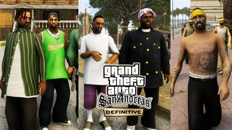 All Gangs In GTA San Andreas Definitive Edition Facts And Curiosities