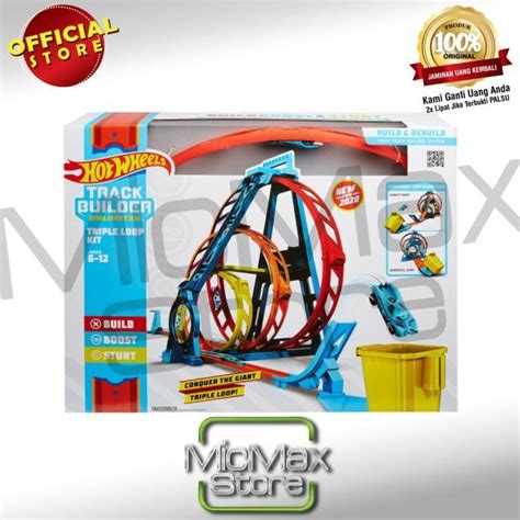 Jual Hot Wheels Hotwheels Track Builder Triple Loop Kit Playset Shopee Indonesia