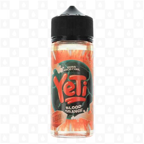 Blood Orange Blizzard Series By Yeti E Liquid 100ml Short Fill